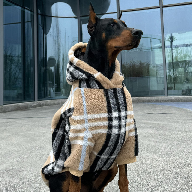 Warm Fleece Dog Sweater for Large Dogs