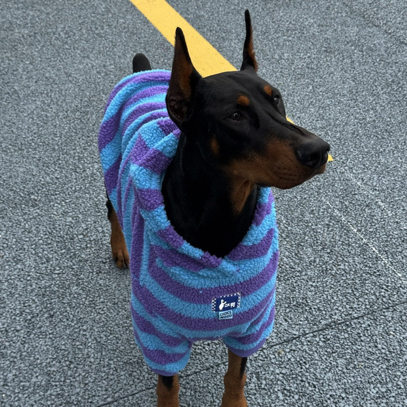 Warm Fleece Dog Sweater for Large Dogs
