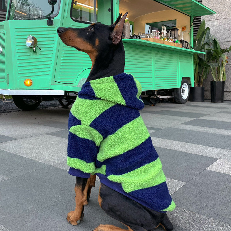 Warm Fleece Dog Sweater for Large Dogs