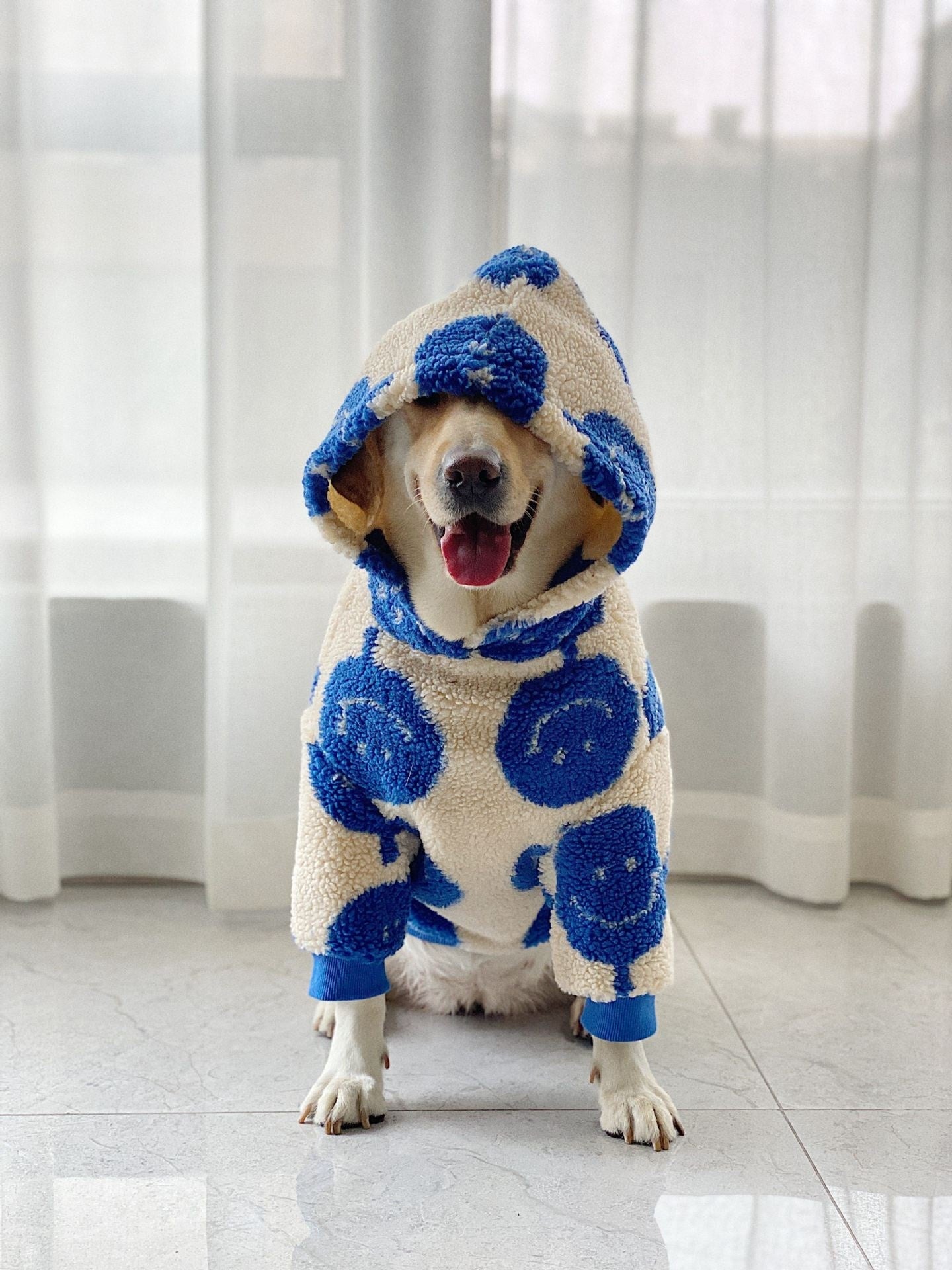 Warm Fleece Dog Sweater for Large Dogs