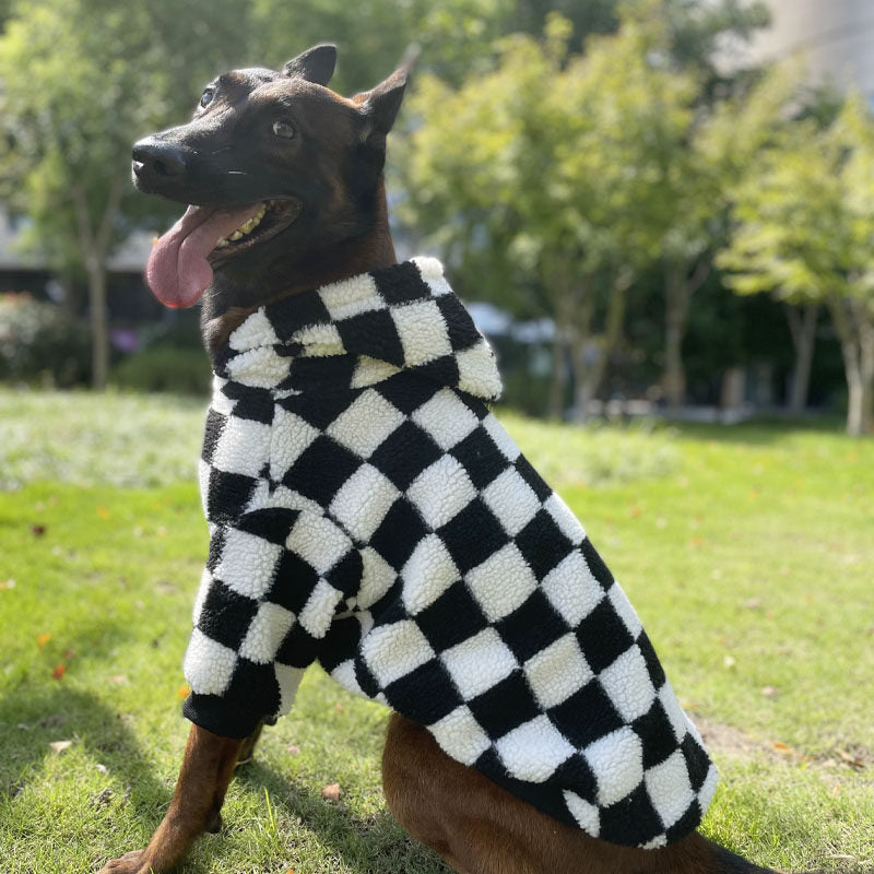 Warm Fleece Dog Sweater for Large Dogs