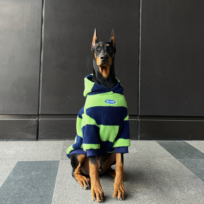Warm Fleece Dog Sweater for Large Dogs