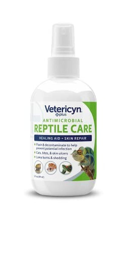Vetericyn Reptile Wound and Skin Care Plus - Non-Toxic First Aid Spray for Lizards and Reptiles