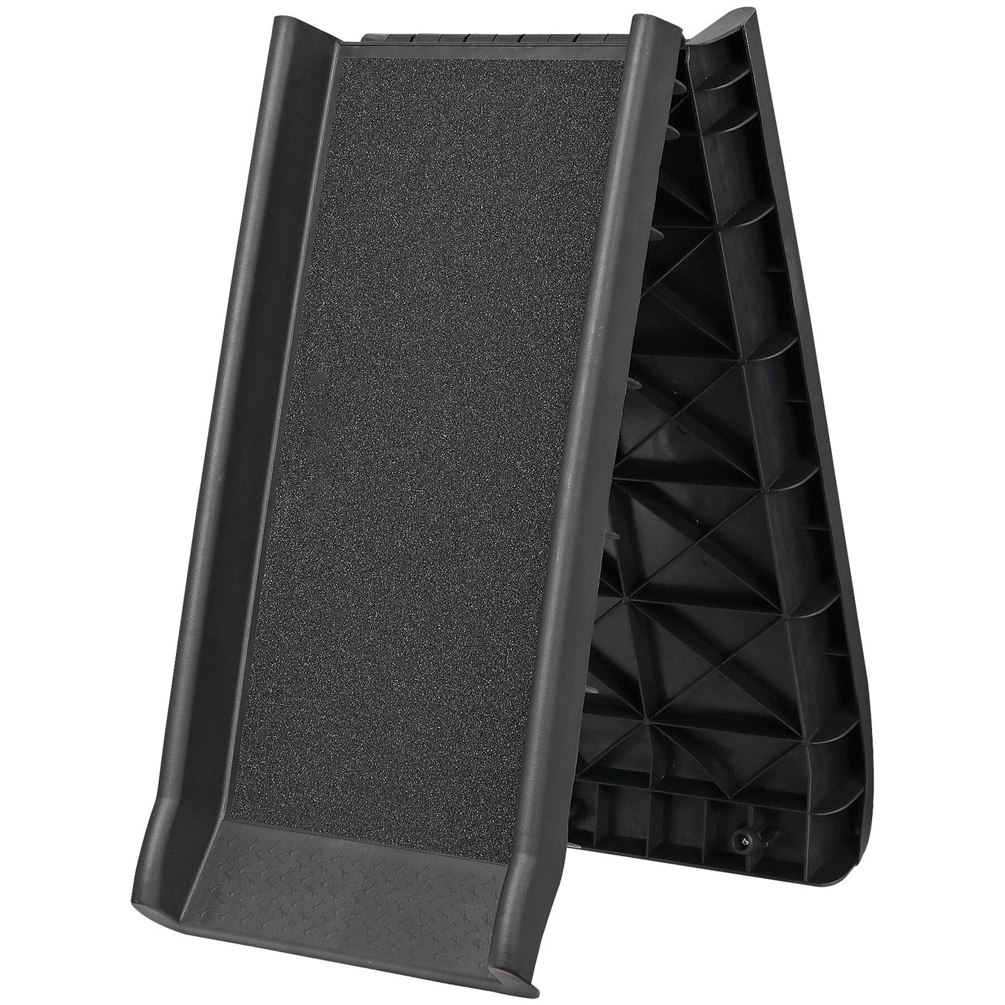 62-Inch Folding Dog Ramp 150LBS Non-Slip Pet Car Ramp for Truck SUV Doorstep Porch Black
