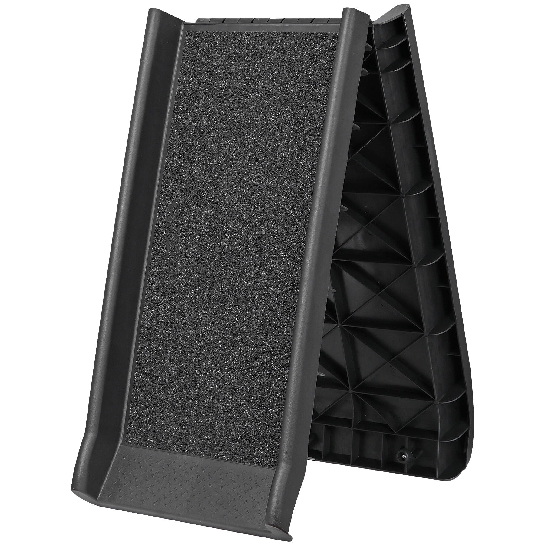 62-Inch Folding Dog Ramp 150LBS Non-Slip Pet Car Ramp for Truck SUV Doorstep Porch Black