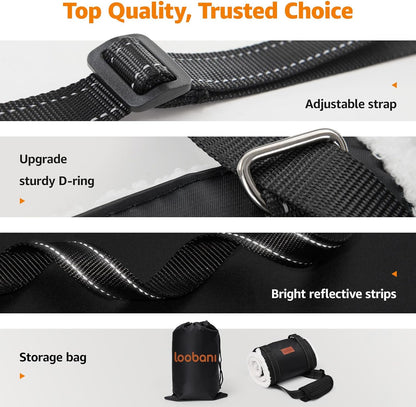 Portable Dog Sling for Back Legs, Hip Support Harness to Help Lift Rear for Canine Aid Old K9 Cruciate Ligament Rehabilitation