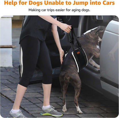 Portable Dog Sling for Back Legs, Hip Support Harness to Help Lift Rear for Canine Aid Old K9 Cruciate Ligament Rehabilitation